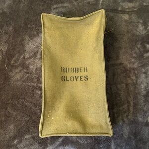 Vintage / Antique Bell System Lineman’s Rubber Gloves Canvas Bag